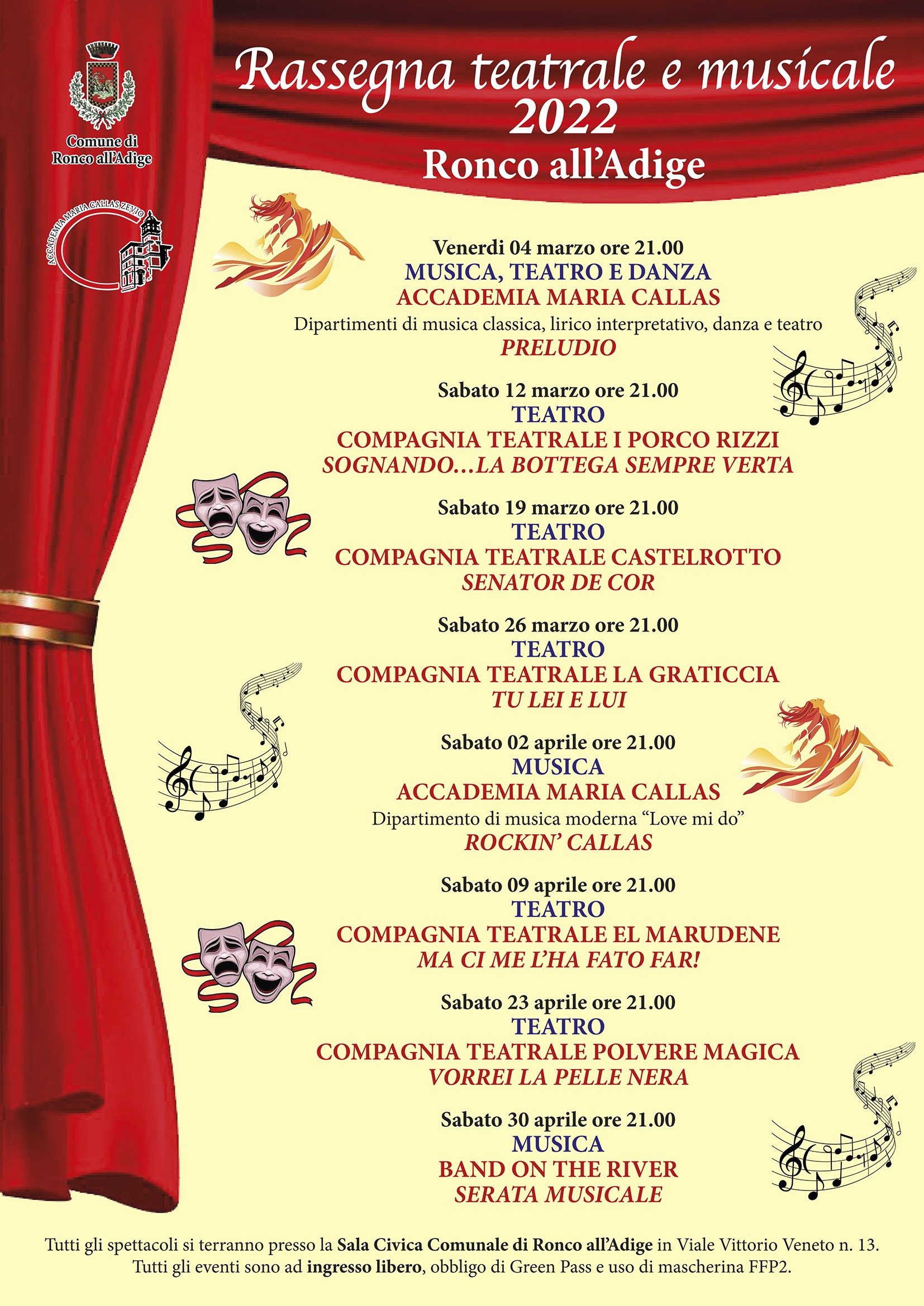 Rassegna teatrale e Musicale